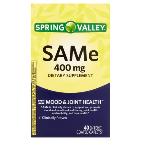 Spring Valley SAMe supplément alimentaire, 400mg, 40 count