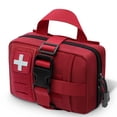 thumbnail image 4 of 1000D Tactical First Aid Pouch, MOLLE Medical Utility Bag with Quick Access Buckle, Portable EMT Trauma Organizer for Hiking, Camping, Hunting & Outdoor Travel, 4 of 4