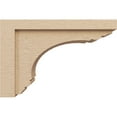thumbnail image 3 of 6"W x 18"D x 12"H Classic Warren Rough Cedar Woodgrain TimberThane Corbel, Primed Tan, 3 of 6
