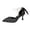 Black, variant on hoksml Women's Polka Dot Pearl Ankle Strap Heels, Bow Kitten Heel Pumps for Party and Daily Wear