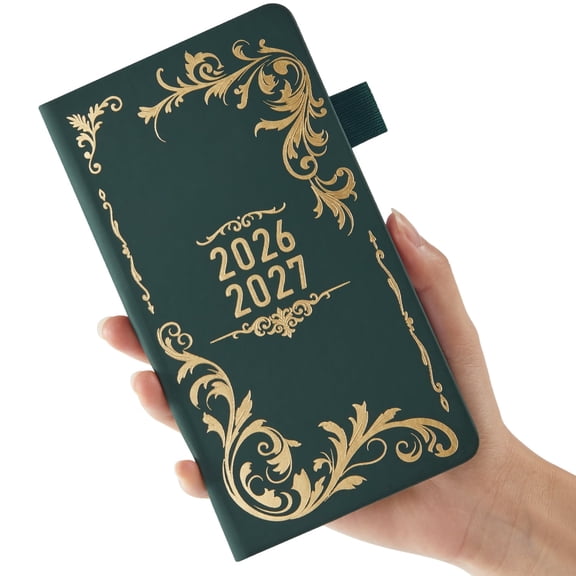NIRMIRO 2026-2027 A6 Pocket Planner | July 2026 – June 2027 | 3.8"x7" Weekly & Monthly Academic Agenda | with Monthly Tabs & Inner Pocket | Mini Organizer for Purse, Students & Teachers
