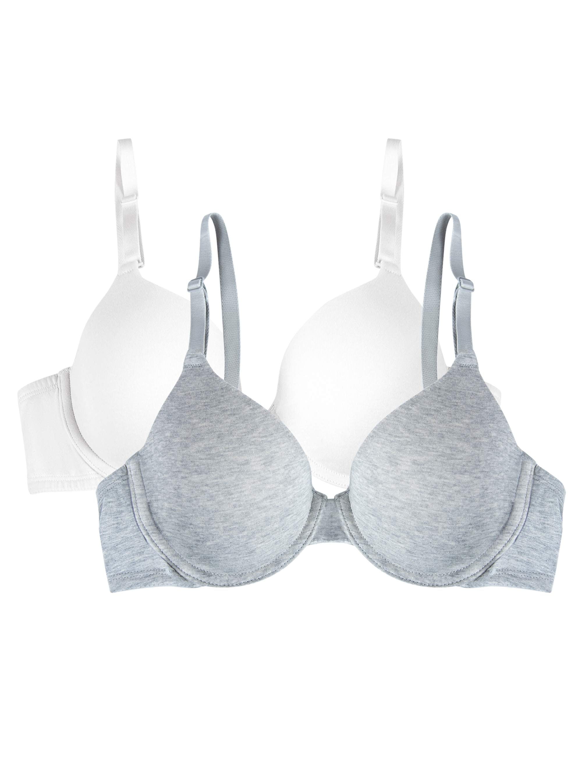 Fruit of the Loom Women's Unlined Underwire Bra Pack of 2 