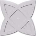 thumbnail image 1 of Ekena Millwork CMP32CM-01000 32 Po OD x 1 Po ID Carré Cosmo Architecture Grade Médaillon de Plafond Contemporain PVC, 1 of 1
