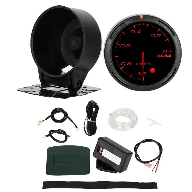 Oubit Vacuum Meter,12V Universal Car Modified Turbo Gauges Voltage Gauge Meter World-Class Design