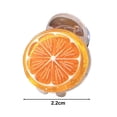 thumbnail image 5 of Tnobhg Women Hair Clip Fruit Shape Smooth Anti-slip Anti-crack Portable Hair Decoration Sweet Color Peach Tomato Orange Shape Bangs Organization Clip Hair Accessories, 5 of 7