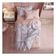 thumbnail image 3 of Set Edredón Individual + Funda De Almohada + Sábanas 5 Pzas Real Textil Lavanda - Palo de Rosa, 3 of 8