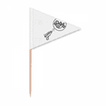 thumbnail image 1 of Ballon Astronaute Bulles Cure-Dent Triangle Toppers de Cupcake Drapeau, 1 of 3