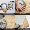 thumbnail image 5 of Uemuo Magnetic Old Compass On World Map Printed Door Mat Indoor Doormat 16"x24",Front Back Door Mats Non Slip Entrance Rugs,Inside Doormats for Entryway, 5 of 9