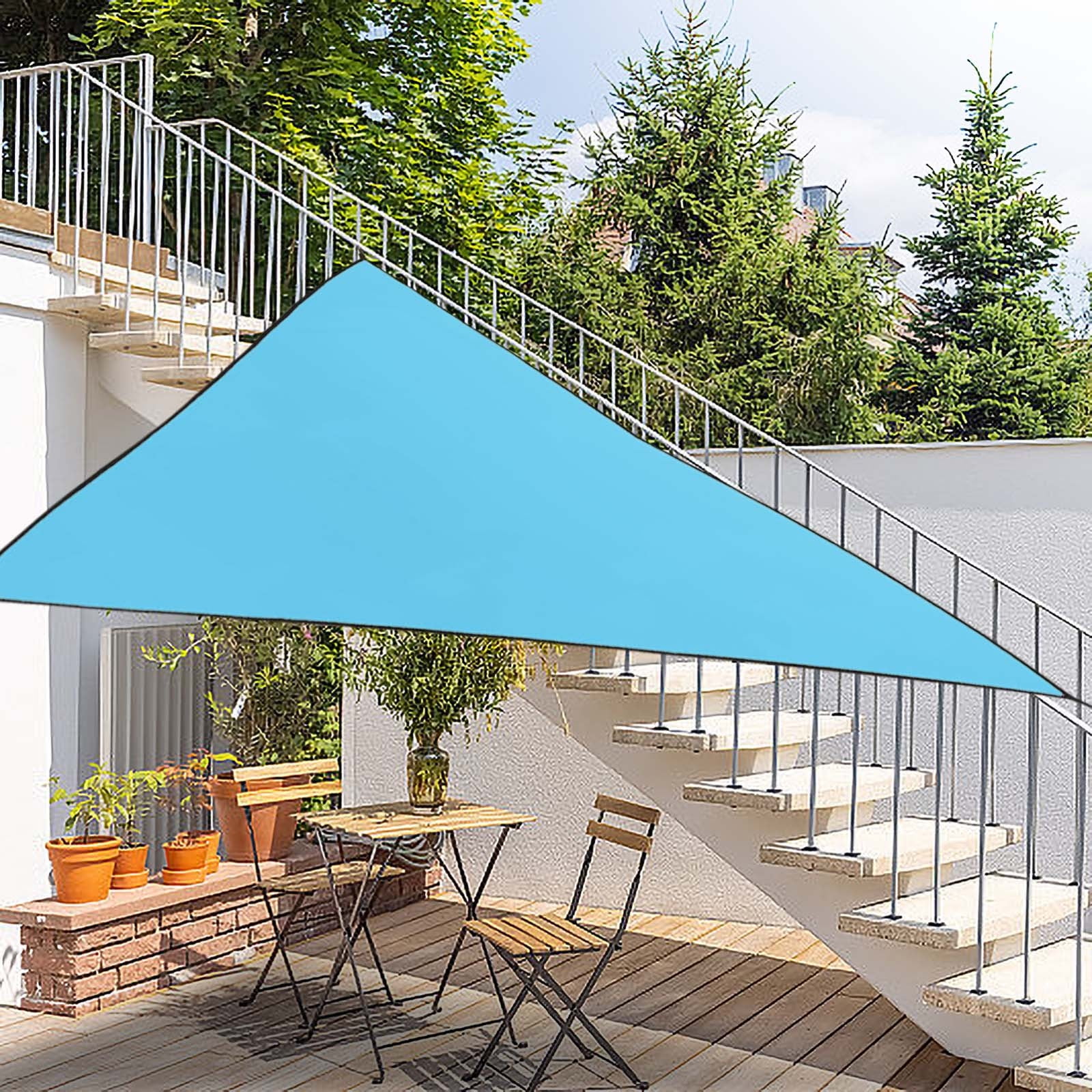 AuroraX Sun Shades Outdoor Patio Sunshade Cloth Portable UV Protection Large 4x4x4m Size Easy to Install Waterproof Outdoor Living for Garden and Pool Use
