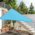 thumbnail image 4 of 9.84 x 9.84 x 9.84 FT Sun Shade Sail Waterproof Right Triangle Canopy Shade Cloth, 95% UV Block Tarp Outdoor Patio Cover for Garden Backyard Deck Awning(Sky Blue), 4 of 7