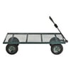 Sandusky 60" x 36" Heavy-Duty Jumbo Flat Wagon, Green