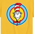 thumbnail image 3 of Dr. Seuss - Cat In Hat Smile - Toddler And Youth Short Sleeve Graphic T-Shirt, 3 of 6