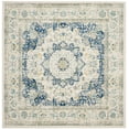 thumbnail image 4 of SAFAVIEH Evoke Teale Traditional Bordered Area Rug, Ivory/Blue, 6'7" x 6'7" Square, 4 of 8
