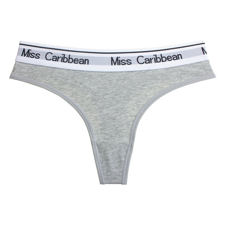 MRULIC intimates for women MXL Sport Women's Panties Fitness Thong Seamless  Waist Low Striped Grey + M 
