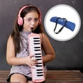 thumbnail image 2 of 32 Key Piano Style Melodica con caja de órgano Acordeón Pieza de la boca Tablero de llavero (azul), 2 of 6