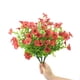 thumbnail image 1 of pstuiky 8 manojos de flores artificiales para exterior, arbustos verdes artificiales para jardín, porche o decoración exterior., 1 of 7