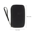 thumbnail image 2 of OFFIGAM Black Thermometer Pouch with Sturdy Zipper and Soft Inner Lining for Protective Storage, 2 of 6