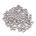 thumbnail image 1 of MasteelfCA 100Pcs European Aluminum Extrusions Slim T-Nut M5 Thread (M5x10x6), 1 of 6