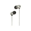 Kicker PHENOM - Earphones - in-ear - wired - 3.5 mm jack - noise isolating - silver