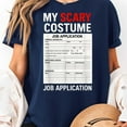 thumbnail image 3 of Job Application Funny Scary Halloween Costume Trick or Treat T-Shirt Unisex, Sizes S-5XL - Gategoo, 3 of 5