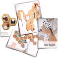 thumbnail image 5 of Wall Decor,bulletin Board, Pin Board, Cork Tiles,hexagon Cork Board With Adhesive Backing Memo Boards Message Board For Office/home/kitchen/dorm Room,, 5 of 5