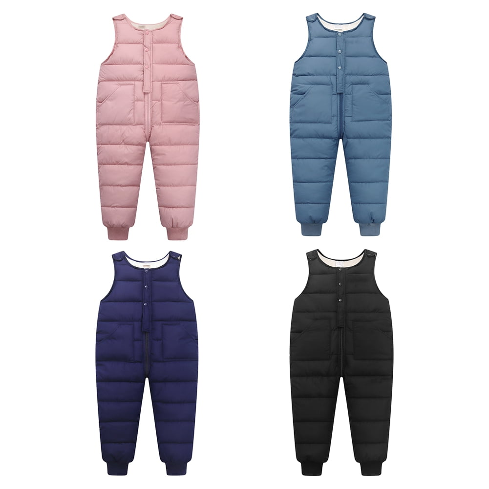 Toddler Snow Pants Baby Boy Winter Clothes Snowsuit Girl Overalls 6M4T