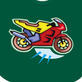 thumbnail image 4 of Inktastic Crotch Rocket Motorcycle Boys or Girls Baby Bib, 4 of 4