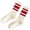 Red, variant on Unisex Striped Crew Socks Matching Couple Socks Soft Comfortable Mid Calf Socks Casual Cotton Socks for Men Women Everyday Activities