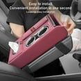 thumbnail image 2 of Car Armrest Cushion, Car Armrest Storage Box, Multifunctional Armrest Box, Armrest Cover with Cup Holder, Center Console Storage Organizer, Water Cup Holder Organizer Tray for Vehicles, 2 of 8