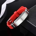 thumbnail image 4 of Pulseras de alerta médica Diy personalizadas, pulsera de silicona, regalo para mujer, hombre, niños, joyería Ice Sos, 4 of 4