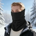 thumbnail image 2 of Unique Bargains 1 Pc Multi-function Neck Warmers Cold-proof Face Mask for Cycling Black, 2 of 6