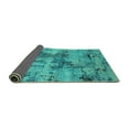 thumbnail image 2 of Ahgly Company Indoor Rectangle Oriental Turquoise Blue Industrial Area Rugs, 8' x 10', 2 of 4