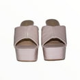 thumbnail image 5 of Blush Slip On Platform Mule Heels, 5 of 6
