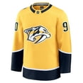 thumbnail image 2 of Men's Fanatics Ryan O'Reilly Yellow Nashville Predators Home Premium Jersey, 2 of 4