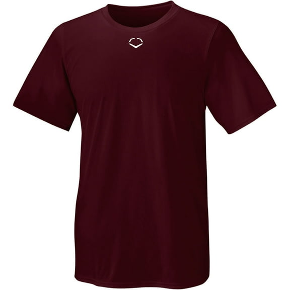 Evoshield Men's E306 Tech Baseball T-Shirt Maroon XL