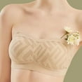 thumbnail image 2 of Women‘s Solid Color Strapless Bra  Enhanced Bust Appearance  Non Slip  Thin Bandeau  Push Up Bra, 2 of 5