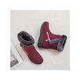 thumbnail image 3 of Gomelly Women Snow Boots Slip On Outdoor Anti-Slip Plush Lined Winter Shoes, 3 of 4