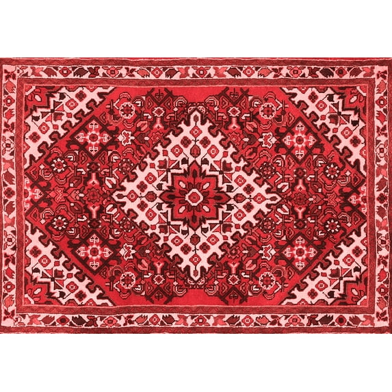 Ahgly Company Indoor Rectangle Persian Red Traditional Area Rugs, 8' x 12'