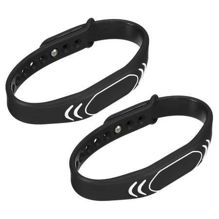 

Uxcell 125KHz TK4100 Read Only ID Card Wristband RFID Proximity Tag Black 2 Pack