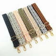 thumbnail image 2 of Purse Strap Replacement Crossbody Wide Shoulder Strap Adjustable Canvas Straps Handbag Strap Replacement Belts, 2 of 7