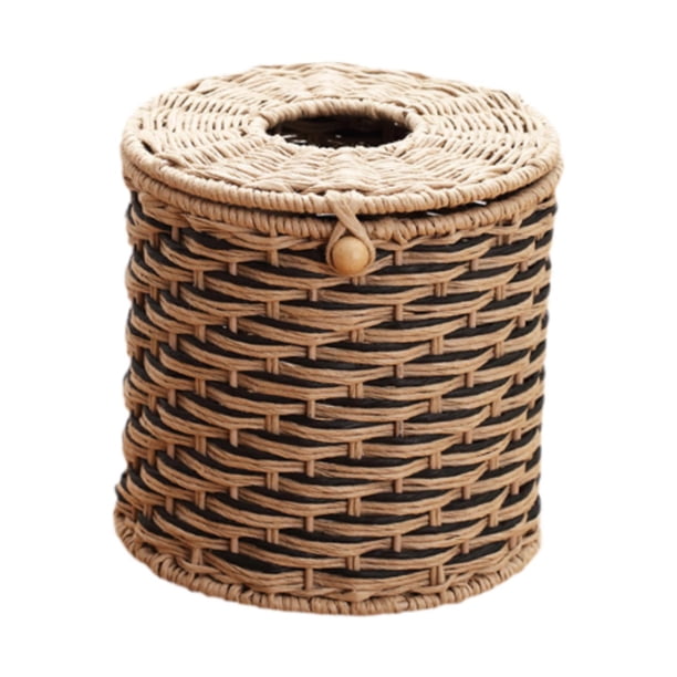 Porta caja de pañuelos, estuche para papel facial, servilletero de mesa, dispensador, pañuelos, cubos para cocina