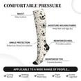 thumbnail image 2 of Pofeuu DOGS FACE Print Compression Socks for Women & Men Circulation - Best Support for Nurses,Running,Athletic,Sports, 2 of 7