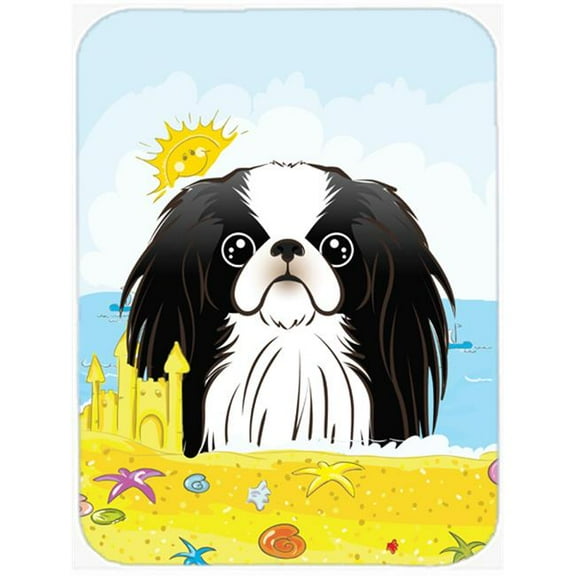 Japanese Chin Summer Beach Mouse Pad, Hot Pad or Trivet