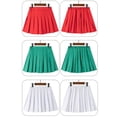 thumbnail image 6 of SILVERCELL 4-14T Girls Pleated Mini Skirts With Lining Shorts, Teens Girl Back To School Uniform Skirts Tennis Skater Skorts, 6 of 8