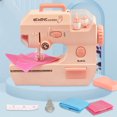 thumbnail image 1 of ZKCCNUK Juguetes para niños de 2 a 4 años Máquina de coser Simulación de hogar para niñas Pequeños electrodomésticos Máquina de coser Juego de rompecabezas Juguetes interactivos para padres e hijos, 1 of 1