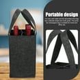 thumbnail image 3 of 2Pcs Divided Wine Bottle Carrying Beer Bag Portable Wine Bag Decorative Bag, 3 of 5