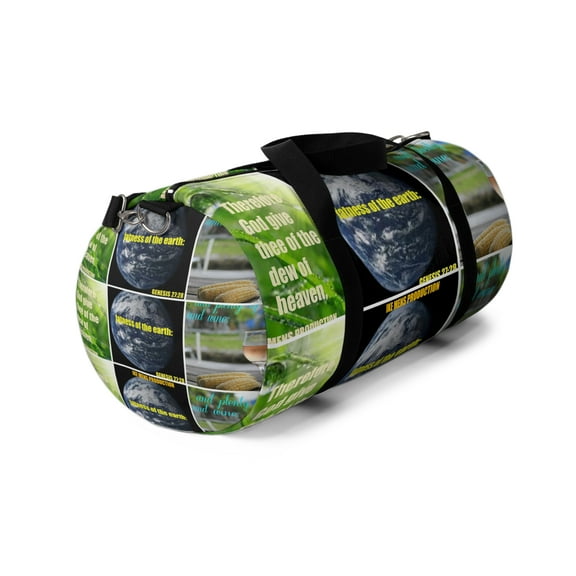 IKE MENS Scripture Collage Duffel Bag