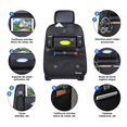 thumbnail image 5 of Par Organizador Para Asiento Bloosom  Trasero Auto Multifuncional 2 Pzs, Negro, 5 of 5