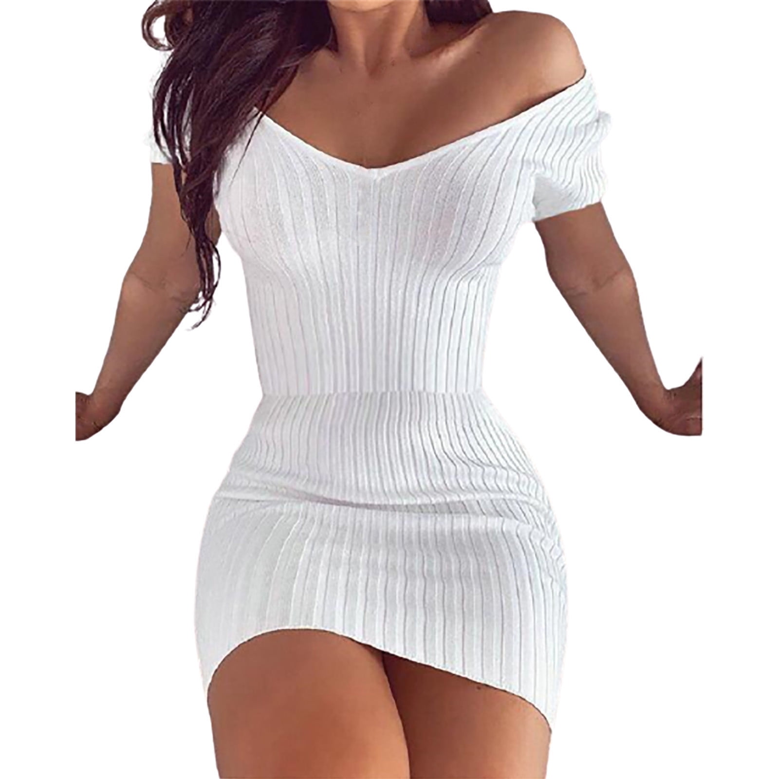Women Fall Summer Sexy Dress Basic 