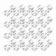 thumbnail image 1 of 100PCS Cable Clips Wire Holder Organiser Transparent, 1 of 5